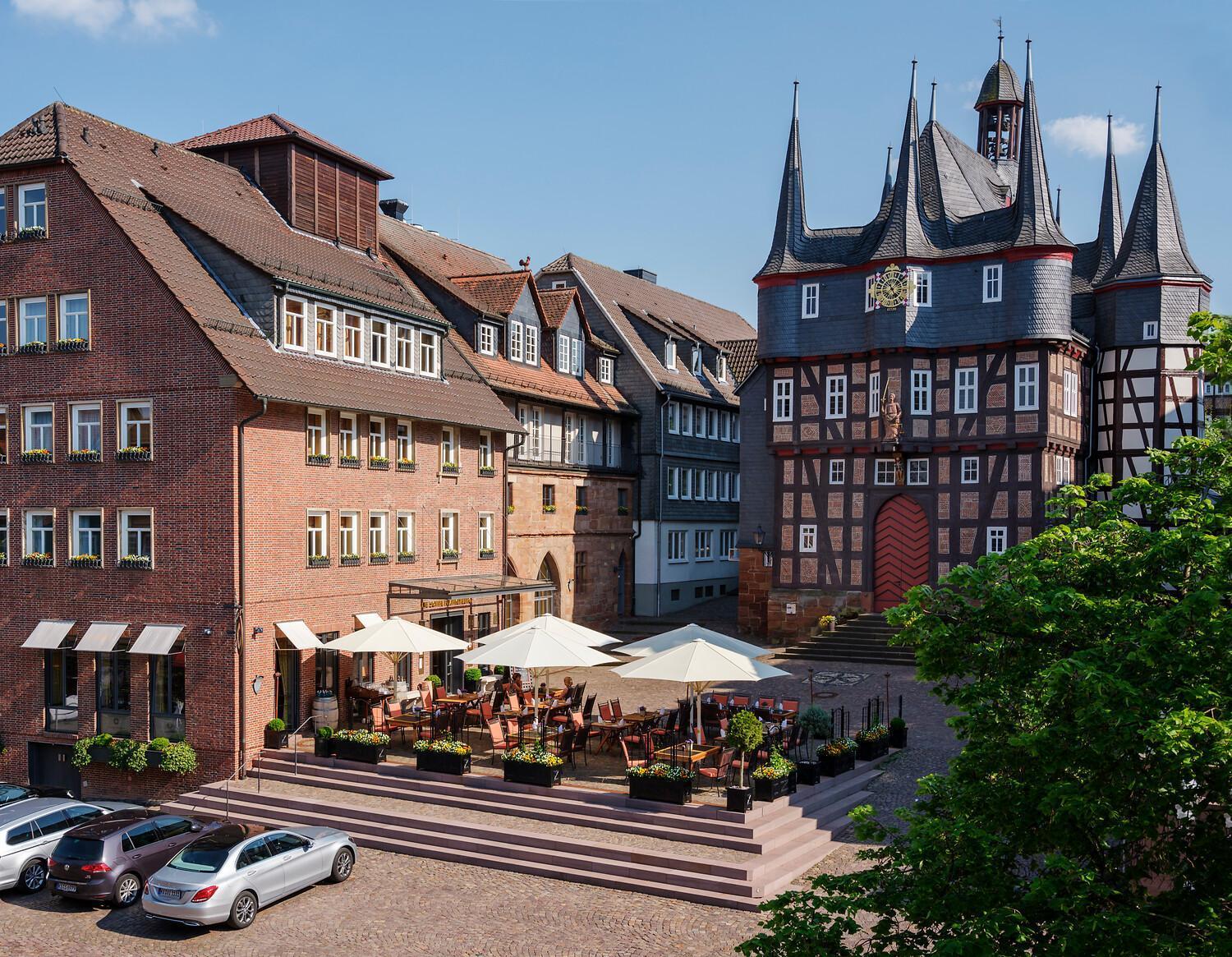 Hotel Die Sonne Frankenberg فرانكينبرغ المظهر الخارجي الصورة